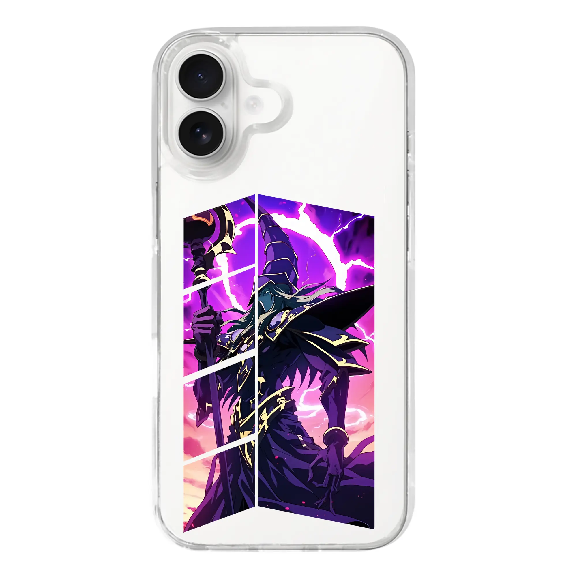 遊☆戯☆王 グッズ,ブラック・マジシャン - iPhone 17シリーズ 透明スマホケース – 薄型・耐衝撃・精密フィット保護カバー